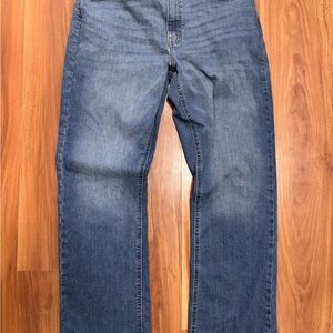 George Men's Straight Blue Jeans